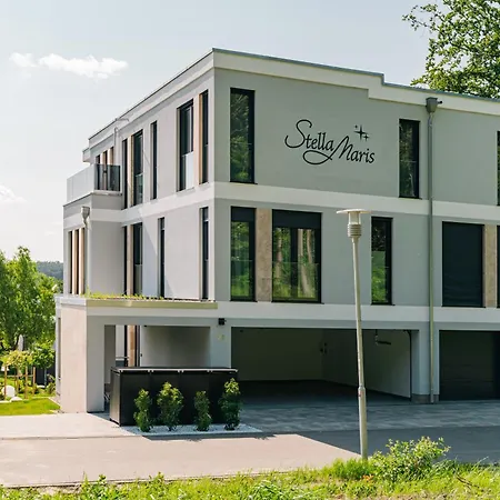 アパート Villa Stella Maris Ferienwohnung Neptun ゼリン