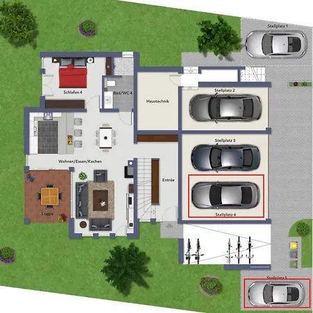 Villa Stella Maris Ferienwohnung Neptun アパート